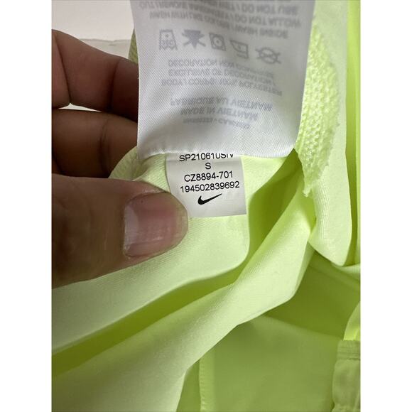 Nike Womens Sportswear Swoosh Utility Jumpsuit RARE Lime Green Size Small - Picture 11 of 12